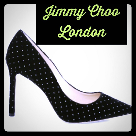 Jimmy Choo Shoes - Jimmy Choo (London) Romy Velvet Point Toe Shoes